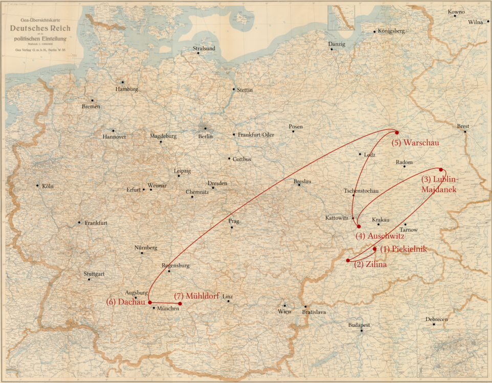 Stations of his persecution - Samuel Tandlich