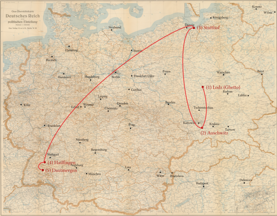 Stations of the persecution - Moniek Dymant