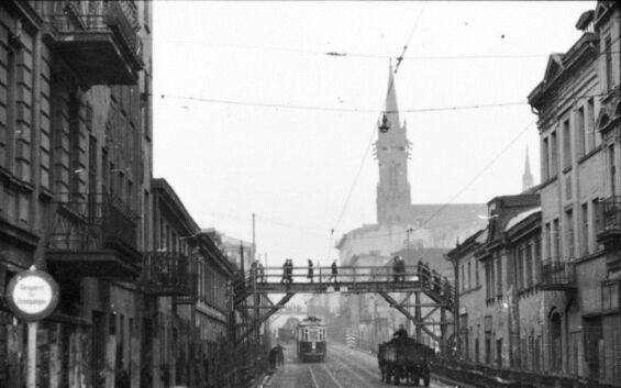 Hohensteinerstrasse. Ghetto Lodz; Quelle: https://baedekerlodz.blogspot.com/